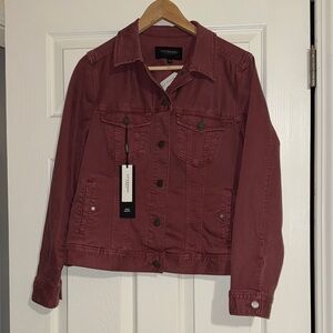 Liverpool Burgundy Jean Jacket